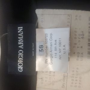 Giorgio armani women's black trousers
